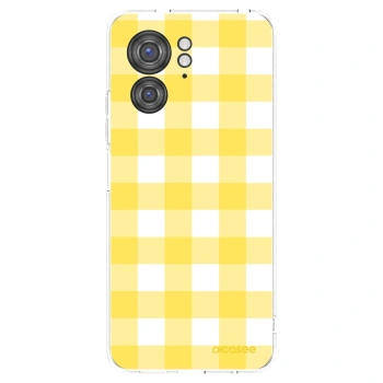 Picasee διαφανής θήκη σιλικόνης Motorola Edge 40 - Gride lemon