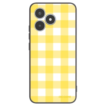 Picasee Μαύρη θήκη σιλικόνης για Realme C53 - Gride lemon