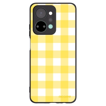 Picasee Μαύρη θήκη σιλικόνης για Honor X7a - Gride lemon