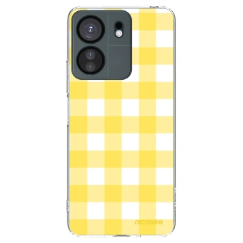 Picasee διαφανής θήκη σιλικόνης Xiaomi Redmi 13C 4G - Gride lemon