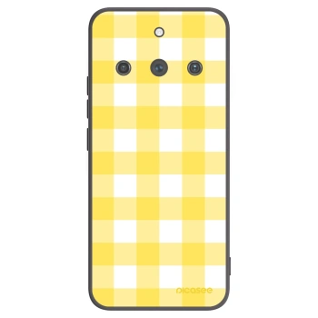 Picasee Μαύρη θήκη σιλικόνης για Realme 11 Pro+ - Gride lemon
