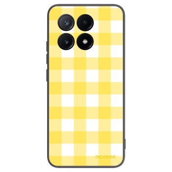 Picasee Μαύρη θήκη σιλικόνης για Xiaomi Poco X6 Pro - Gride lemon