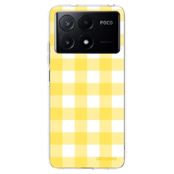 Picasee διαφανής θήκη σιλικόνης Xiaomi Poco X6 Pro - Gride lemon