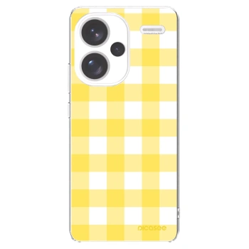 Picasee διαφανής θήκη σιλικόνης Xiaomi Redmi Note 13 Pro+ 5G - Gride lemon