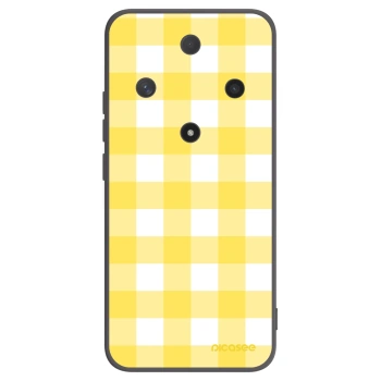 Picasee Μαύρη θήκη σιλικόνης για Honor Magic6 Lite 5G - Gride lemon