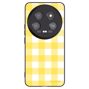 Picasee Μαύρη θήκη σιλικόνης για Xiaomi 14 Ultra - Gride lemon