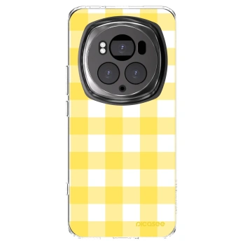 Picasee διαφανής θήκη σιλικόνης Honor Magic6 Pro - Gride lemon