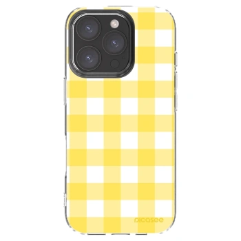 Picasee διαφανής θήκη σιλικόνης Apple iPhone 16 Pro - Gride lemon