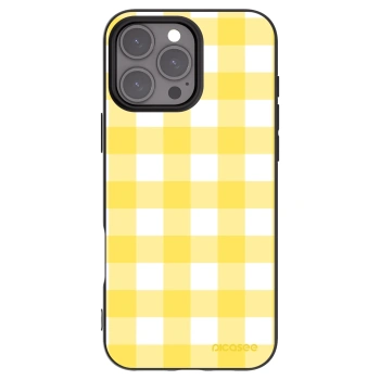 Picasee Μαύρη θήκη σιλικόνης για Apple iPhone 16 Pro Max - Gride lemon