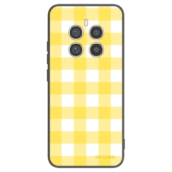 Picasee Μαύρη θήκη σιλικόνης για Realme 12 Pro 5G - Gride lemon