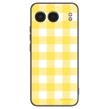 Picasee Μαύρη θήκη σιλικόνης για OnePlus Nord 4 - Gride lemon