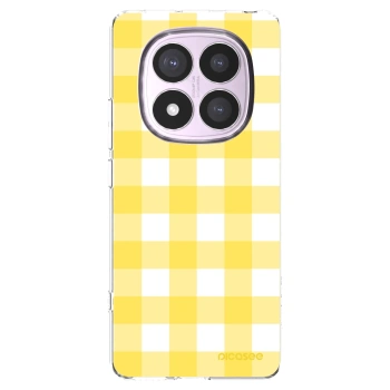 Picasee διαφανής θήκη σιλικόνης Xiaomi Redmi Note 14 Pro 5G - Gride lemon