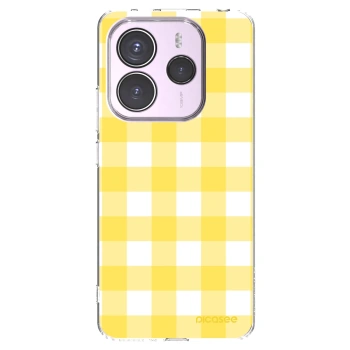 Picasee διαφανής θήκη σιλικόνης Xiaomi Redmi Note 14 5G - Gride lemon
