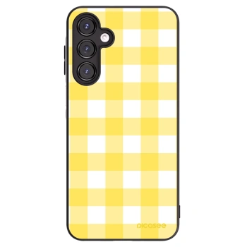 Picasee Μαύρη θήκη σιλικόνης για Samsung Galaxy A16 5G - Gride lemon