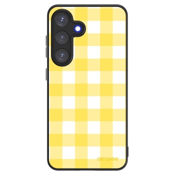 Picasee ULTIMATE CASE PowerShare για Samsung Galaxy S25 5G - Gride lemon