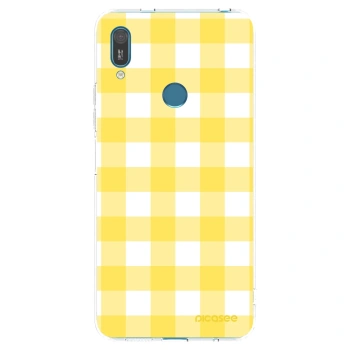 Picasee διαφανής θήκη σιλικόνης Huawei Y7 2019 - Gride lemon