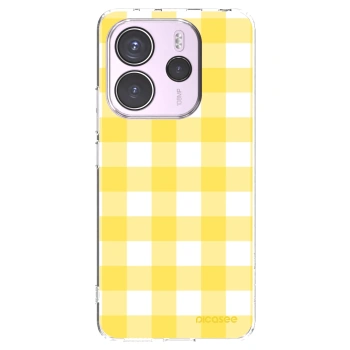 Picasee διαφανής θήκη σιλικόνης Xiaomi Redmi Note 14 4G - Gride lemon