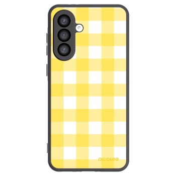 Picasee Μαύρη θήκη σιλικόνης για Samsung Galaxy A26 5G A266B - Gride lemon