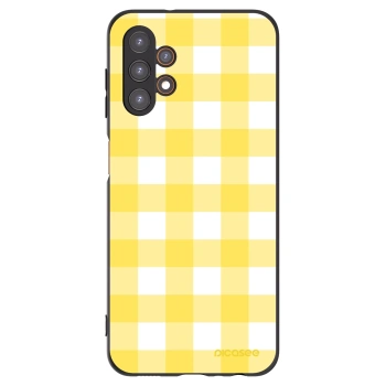 Picasee Μαύρη θήκη σιλικόνης για Samsung Galaxy A13 5G - Gride lemon