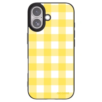 Picasee Μαύρη θήκη σιλικόνης για Apple iPhone 17 - Gride lemon