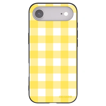 Picasee Μαύρη θήκη σιλικόνης για Apple iPhone Air - Gride lemon