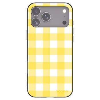 Picasee Μαύρη θήκη σιλικόνης για Apple iPhone 17 Pro Max - Gride lemon
