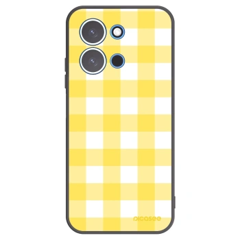 Picasee Μαύρη θήκη σιλικόνης για Xiaomi Redmi 15C 4G - Gride lemon