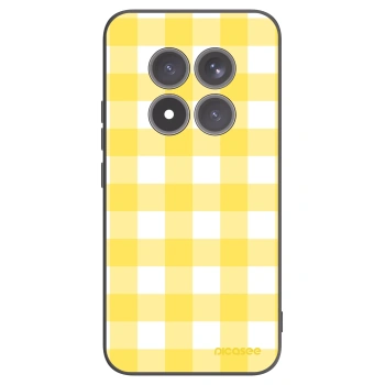 Picasee Μαύρη θήκη σιλικόνης για Xiaomi Redmi Note 15 Pro+ - Gride lemon
