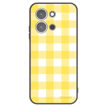 Picasee Μαύρη θήκη σιλικόνης για Xiaomi Redmi 15C 5G - Gride lemon
