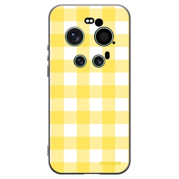 Picasee Μαύρη θήκη σιλικόνης για Xiaomi 17 Ultra - Gride lemon