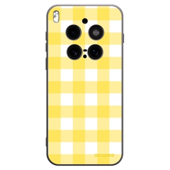 Picasee Μαύρη θήκη σιλικόνης για Vivo X300 Pro - Gride lemon