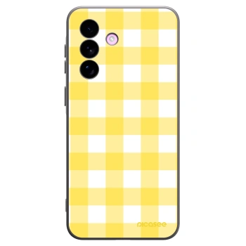 Picasee Μαύρη θήκη σιλικόνης για Samsung Galaxy A57 5G - Gride lemon