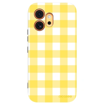 Picasee Μαύρη θήκη σιλικόνης για Honor 600 - Gride lemon