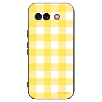 Picasee Μαύρη θήκη σιλικόνης για Google Pixel 10a - Gride lemon