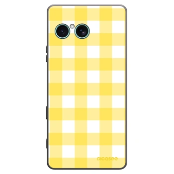 Picasee Μαύρη θήκη σιλικόνης για Sony Xperia 10 VII - Gride lemon