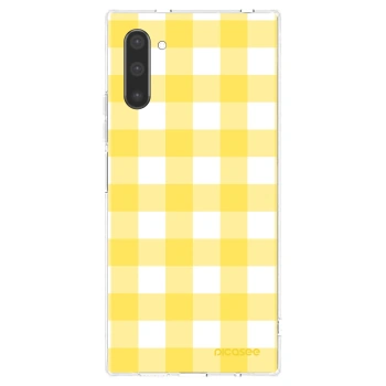 Picasee διαφανής θήκη σιλικόνης Samsung Galaxy Note 10 N970F - Gride lemon
