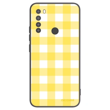 Picasee Μαύρη θήκη σιλικόνης για Xiaomi Redmi Note 8 - Gride lemon