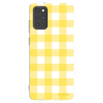 Picasee διαφανής θήκη σιλικόνης Samsung Galaxy S20+ G985F - Gride lemon
