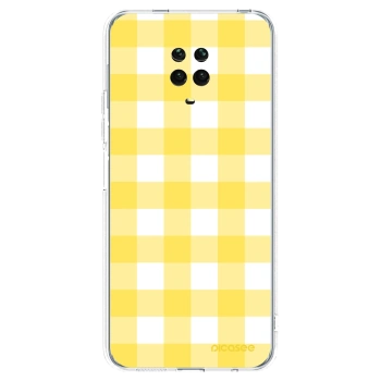 Picasee διαφανής θήκη σιλικόνης Xiaomi Redmi Note 9 Pro - Gride lemon