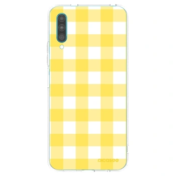 Picasee διαφανής θήκη σιλικόνης Samsung Galaxy A30s A307F - Gride lemon