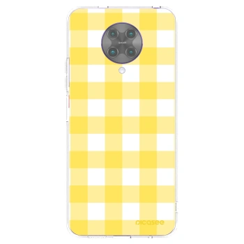 Picasee διαφανής θήκη σιλικόνης Xiaomi Poco F2 Pro - Gride lemon