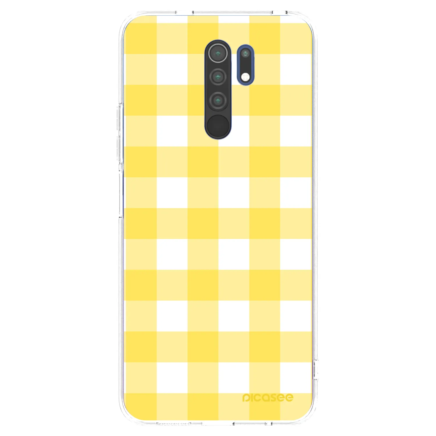Picasee διαφανής θήκη σιλικόνης Xiaomi Redmi 9 - Gride lemon