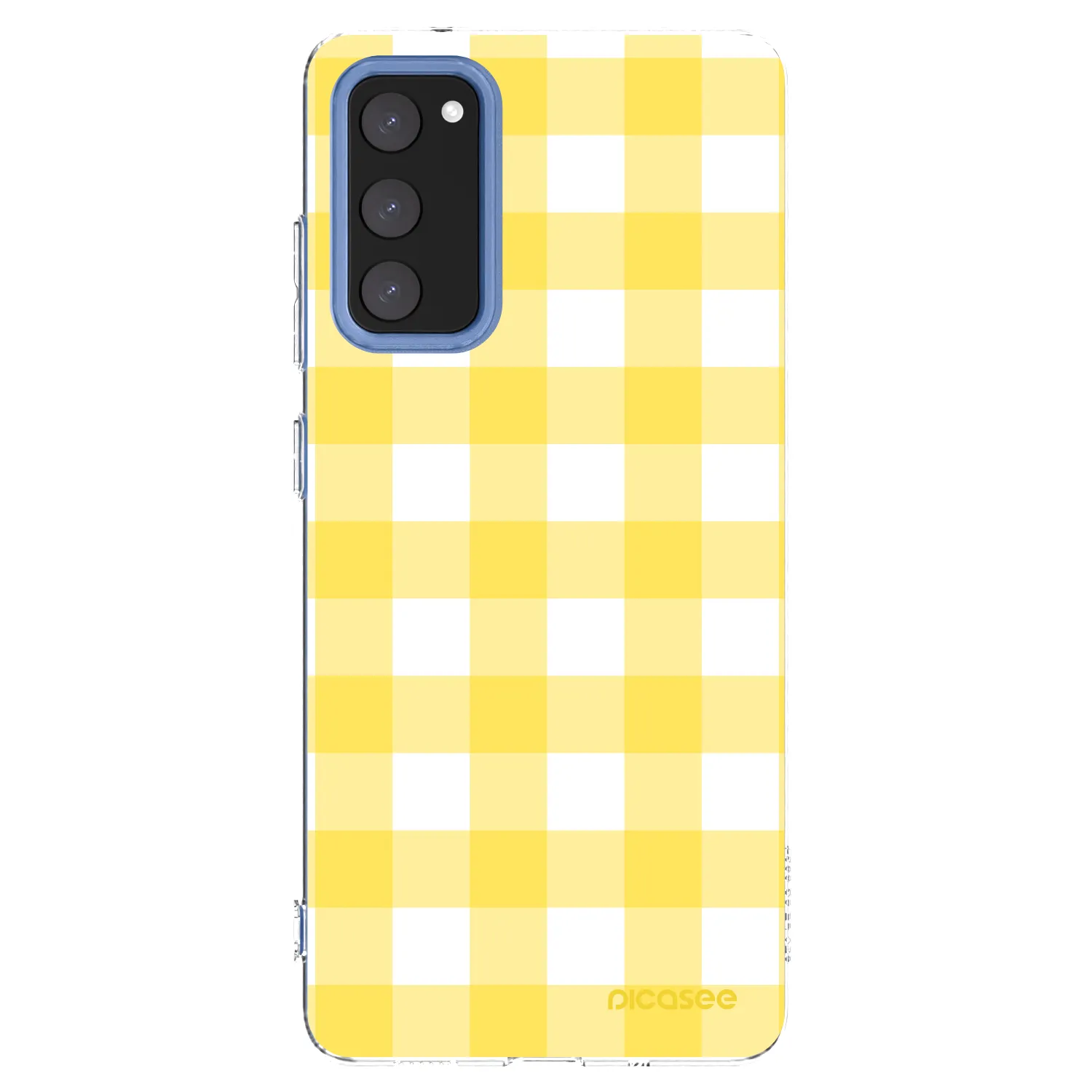 Picasee διαφανής θήκη σιλικόνης Samsung Galaxy S20 FE - Gride lemon