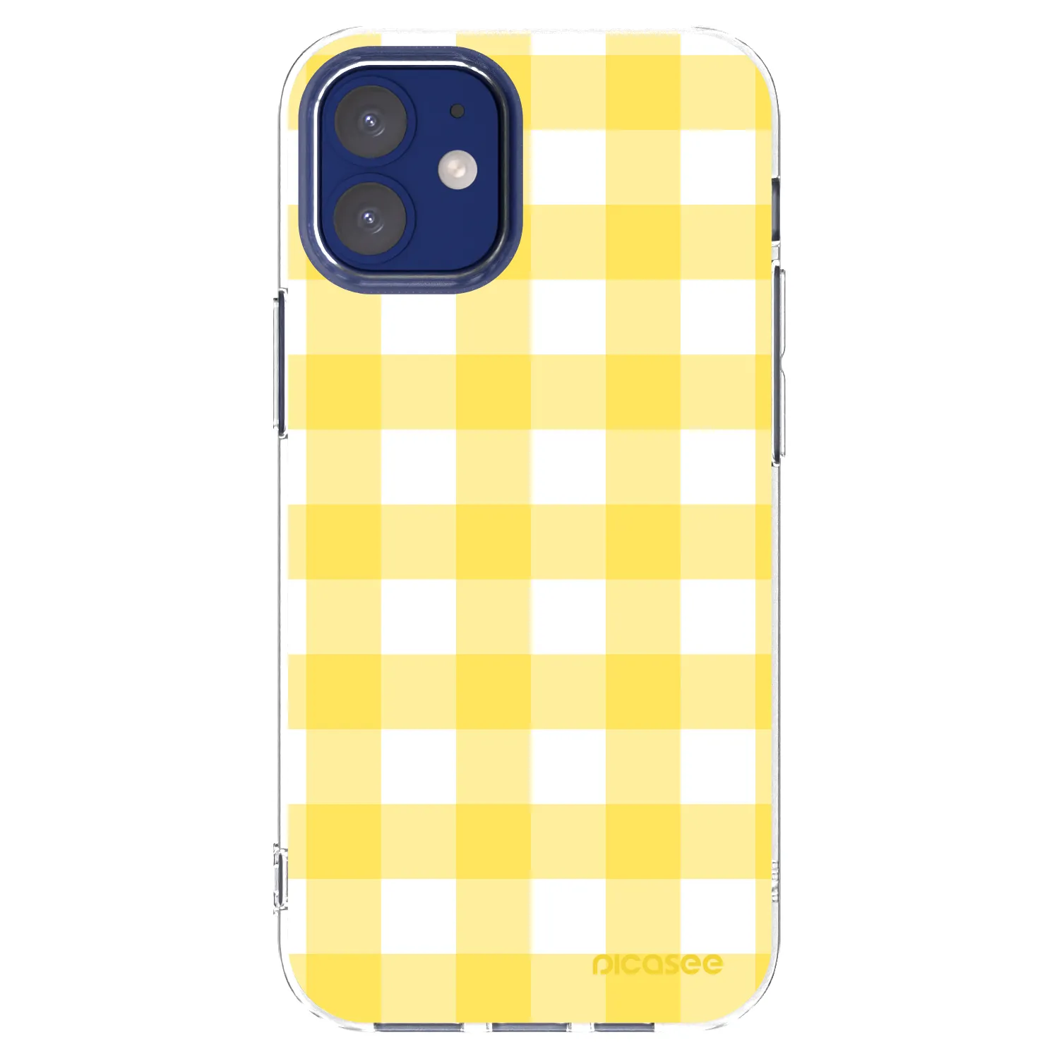Picasee διαφανής θήκη σιλικόνης Apple iPhone 12 mini - Gride lemon