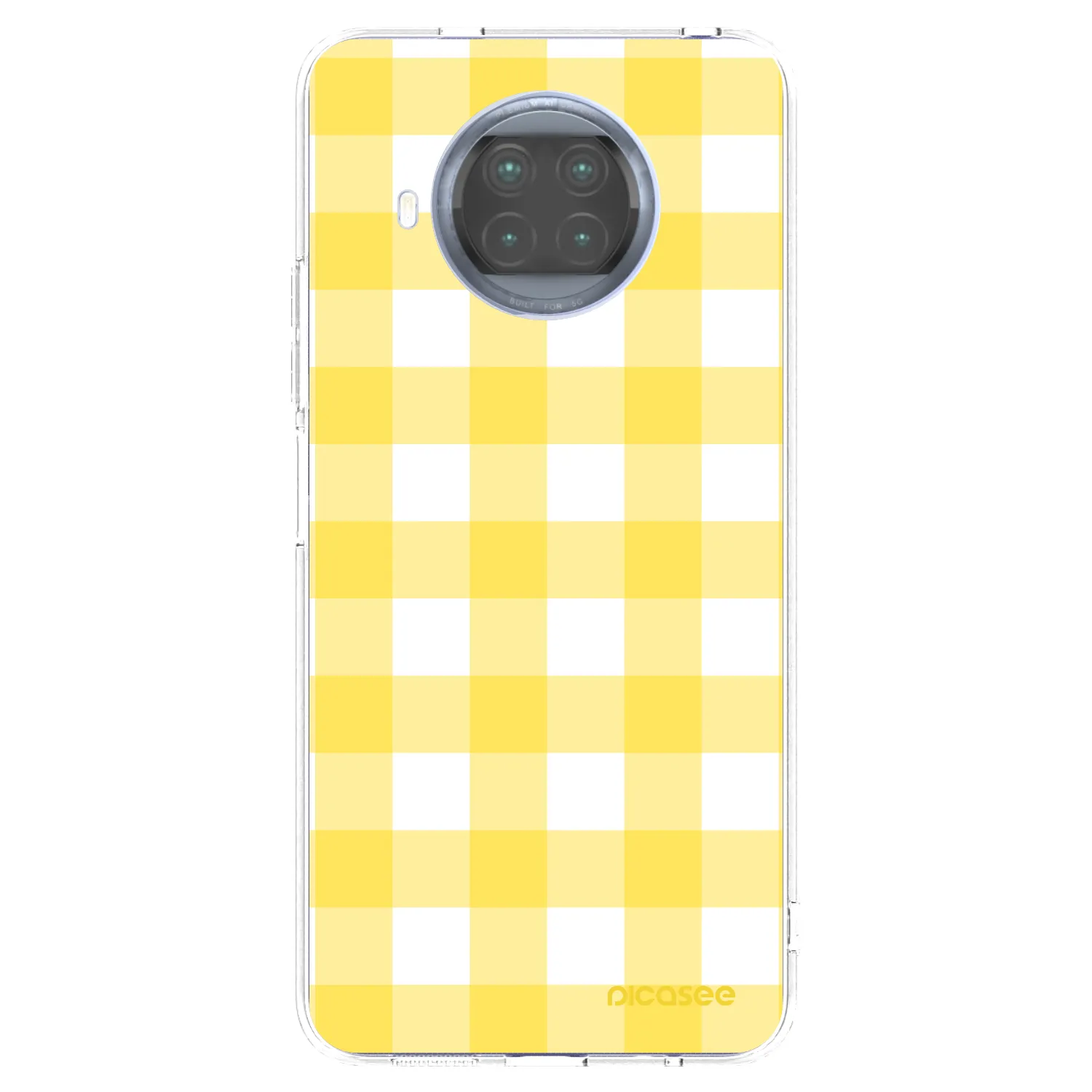 Picasee διαφανής θήκη σιλικόνης Xiaomi Mi 10T Lite - Gride lemon