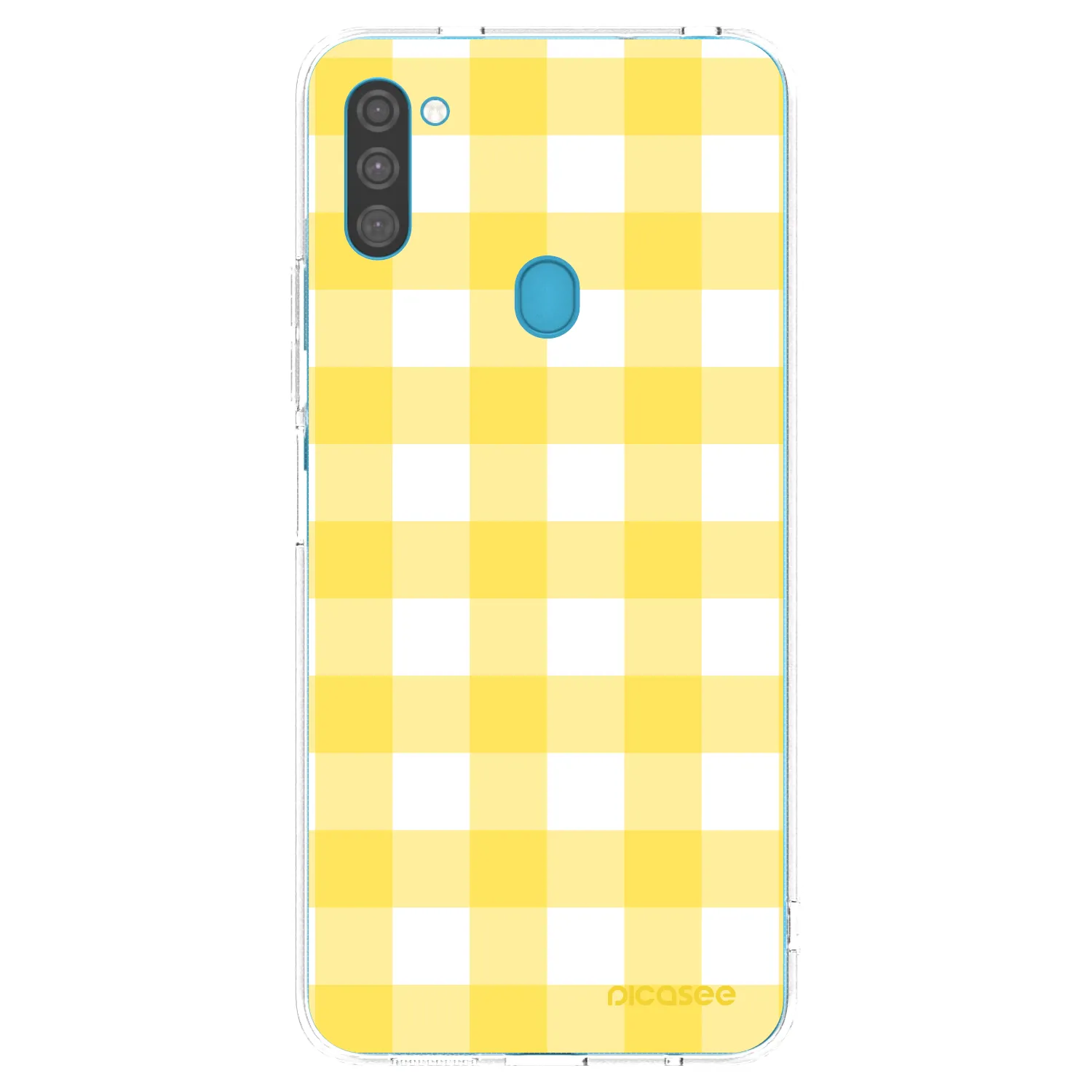 Picasee διαφανής θήκη σιλικόνης Samsung Galaxy M11 - Gride lemon