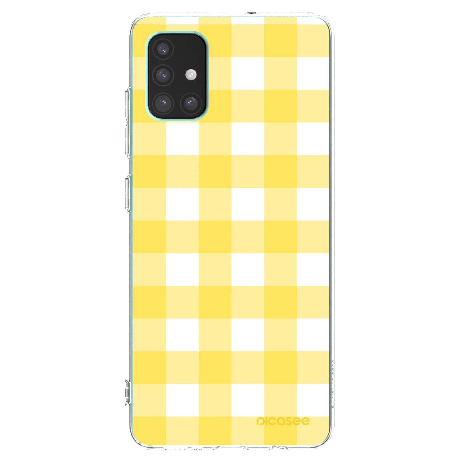 Picasee διαφανής θήκη σιλικόνης Samsung Galaxy M51 M515F - Gride lemon