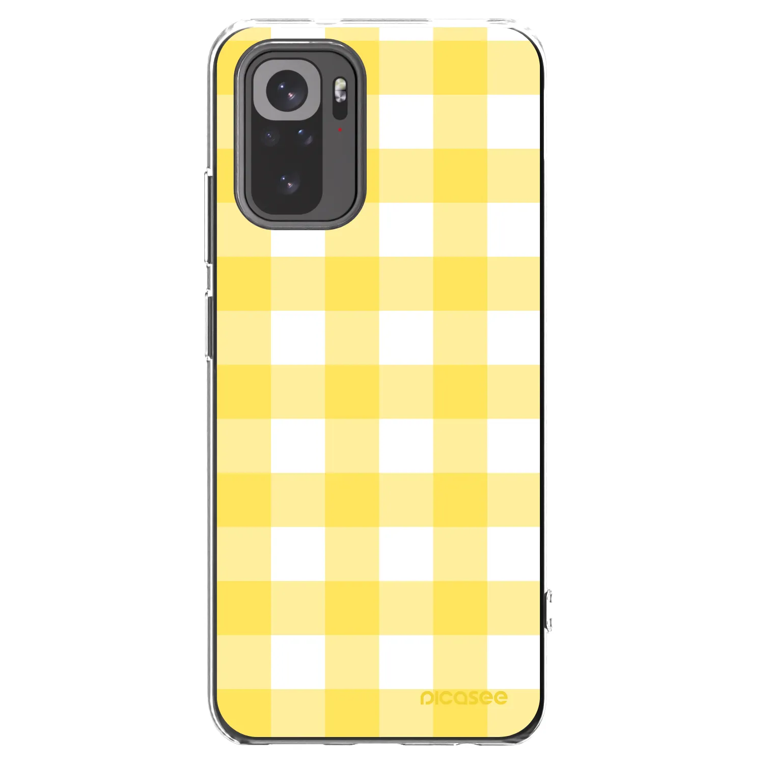 Picasee διαφανής θήκη σιλικόνης Xiaomi Redmi Note 10S - Gride lemon