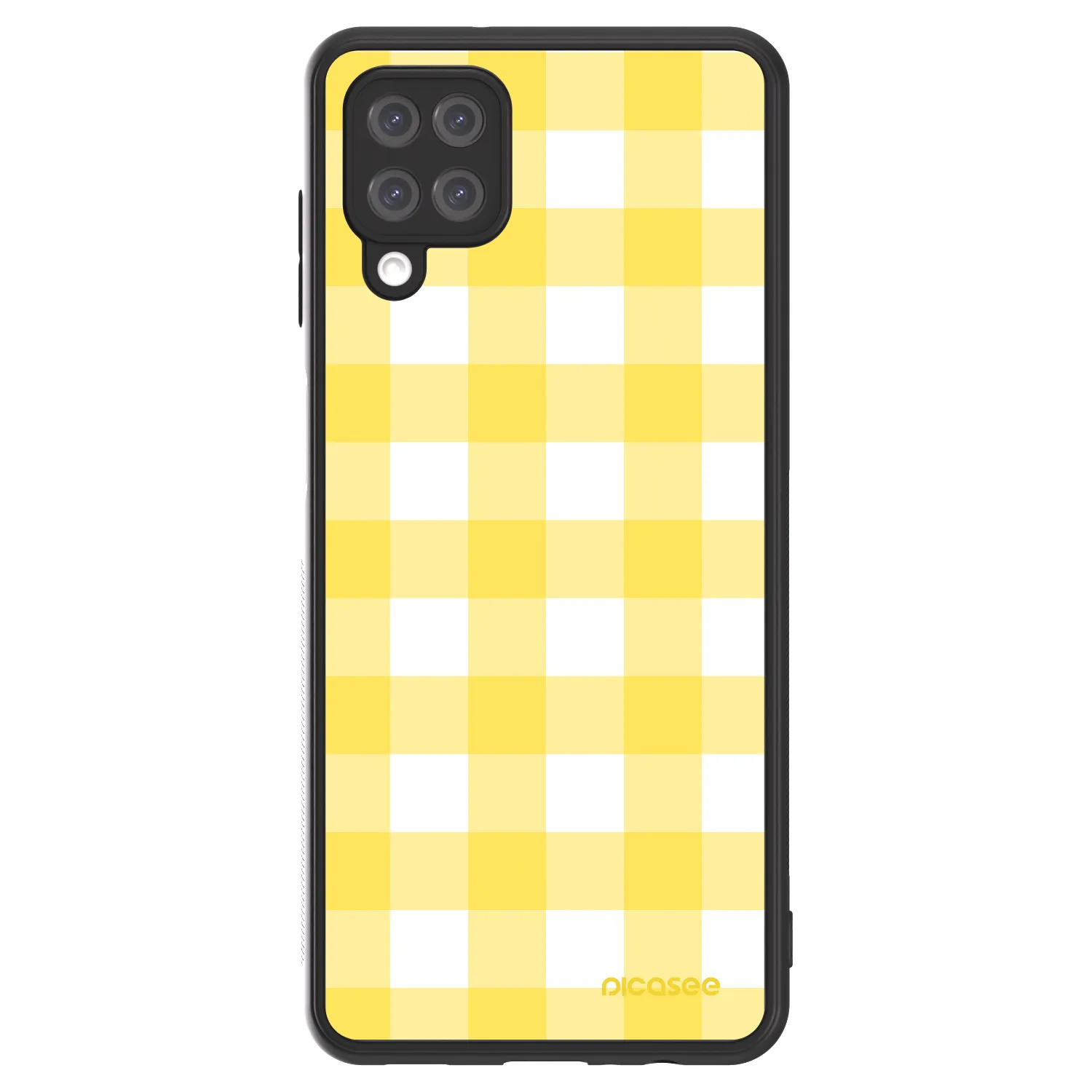 Picasee ULTIMATE CASE για Samsung Galaxy A12 A125F - Gride lemon