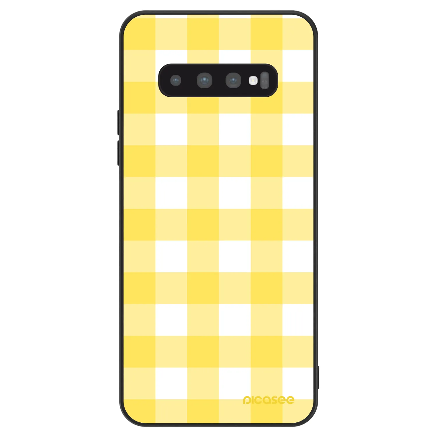 Picasee ULTIMATE CASE για Samsung Galaxy S10 G973 - Gride lemon
